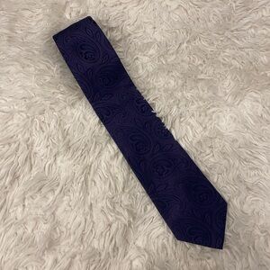 Banana Republic Purple Paisley Silk Tie